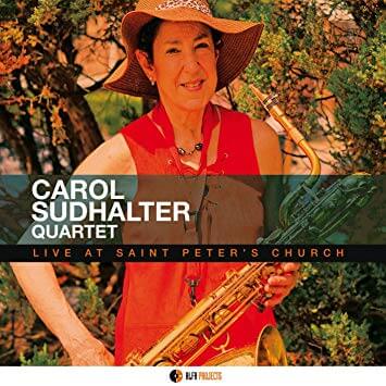 Rich toned baritone sax jazz Carol Sudhalter Quartet