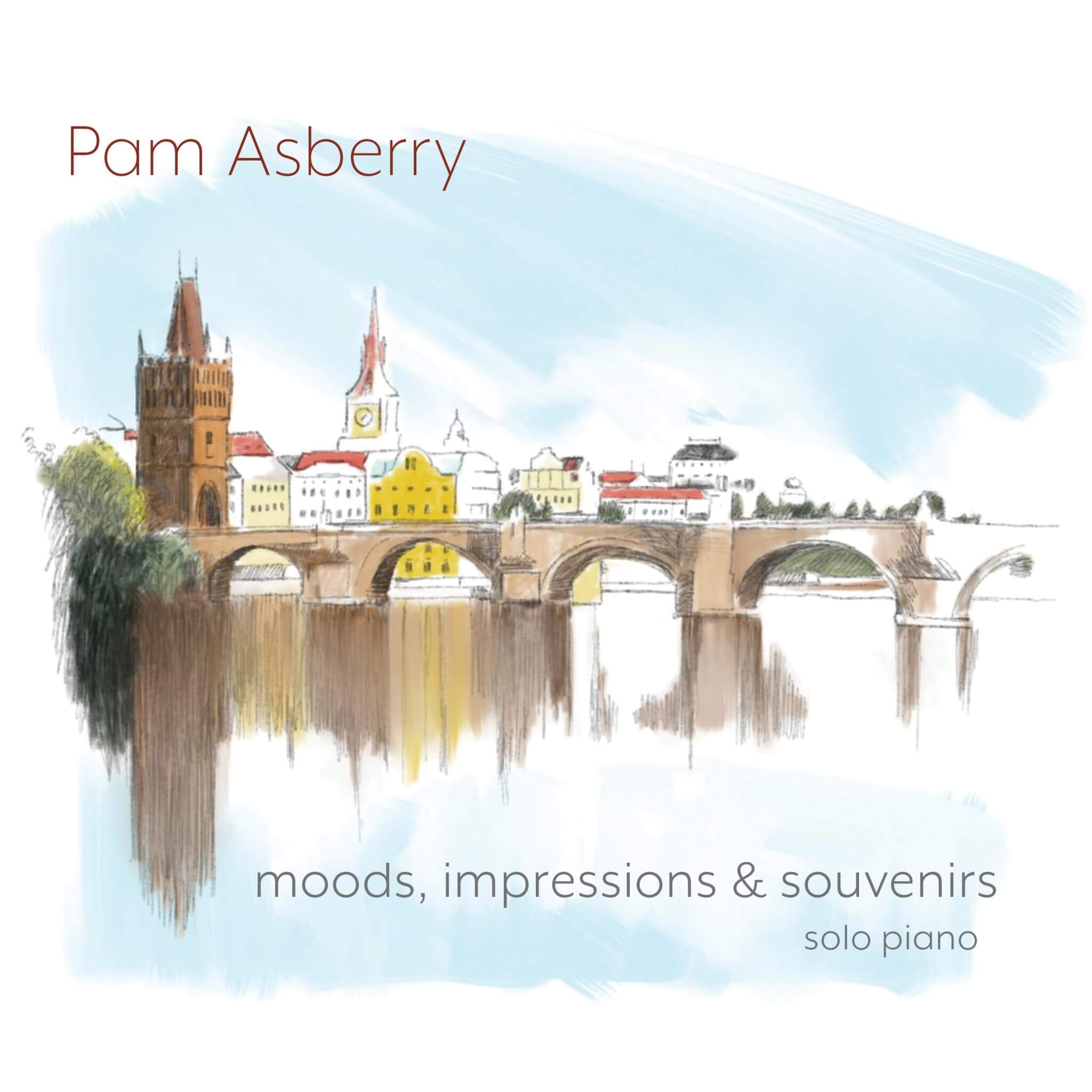 Dramatically inspiring solo piano Pam Asberry