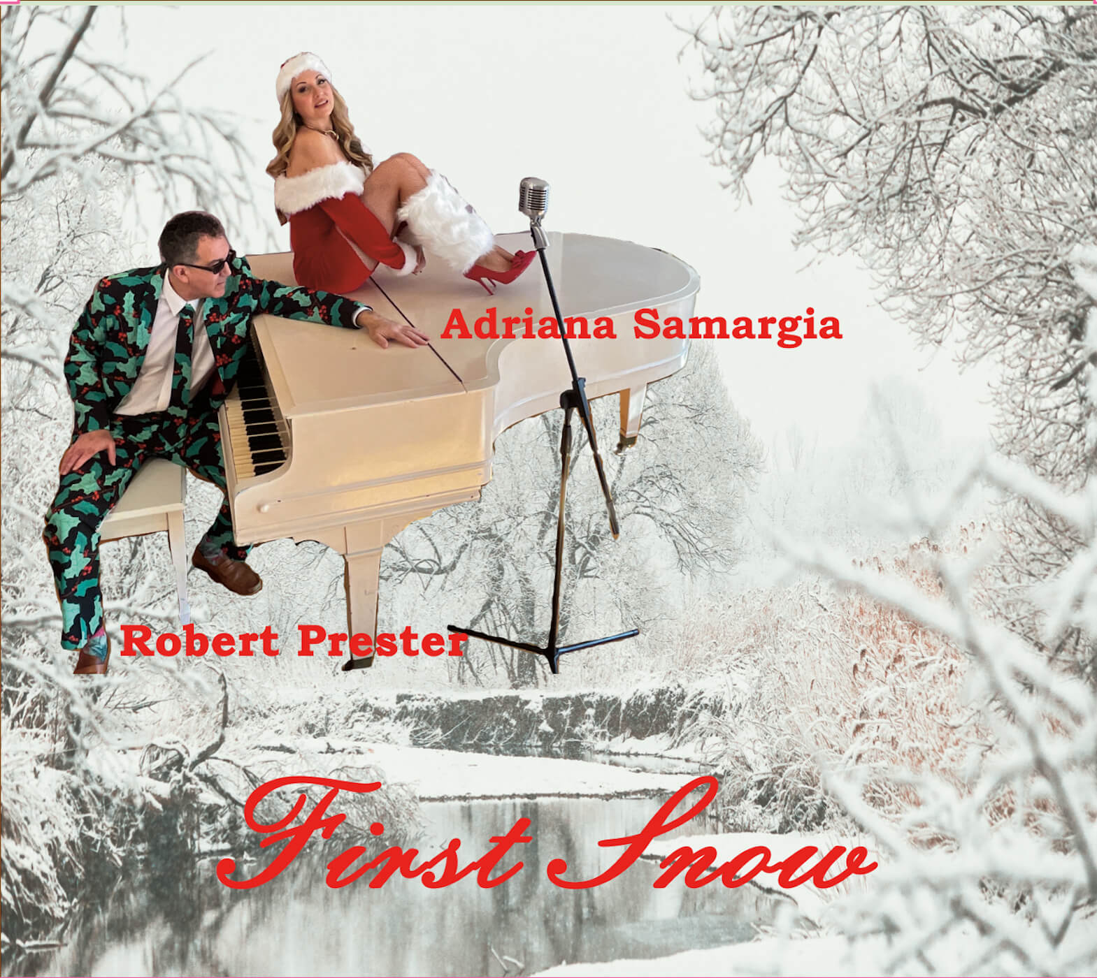 Creatively unique Christmas jazz Robert Prester & Adriana Samargia